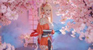 Yoimiya Cosplay from Genshin Impact: Bringing the Queen of the Summer Festival to Life