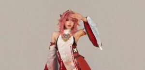 Yae Miko Cosplay from Genshin Impact